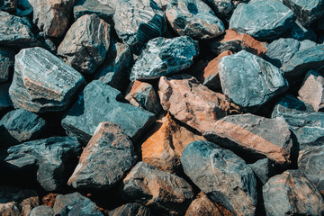 stones, rocks	