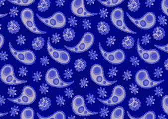 abstract paisley pattern