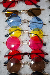 sunglasses on the beach