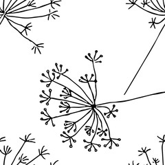 Seasonial winter vector with Snowflakes and other hand drawn images