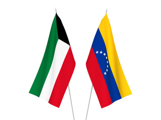 Kuwait and Venezuela flags