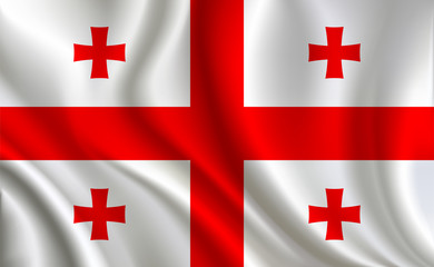 Georgia Flag background