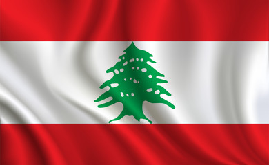 Lebanon Flag background