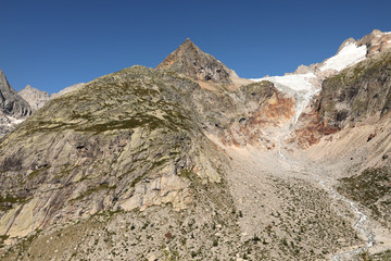 mountains and blue sky