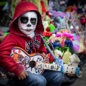 Kid Costume Day Of The Dead