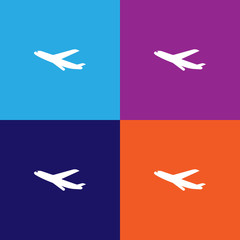 takeoff aircraft icon. Element of travel icon for mobile concept and web apps. Detailed takeoff aircraft icon can be used for web and mobile