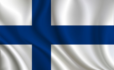 Obraz premium Finland Flag background