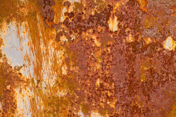 Rusty metal background. Abstract grunge background