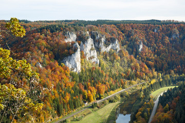 Oberes Donautal, Ausblick vom Rahen Stein bei Irndorf
