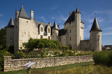 Fototapeta na wymiar Castle Le Riveau of the Loire valley in France,Europe