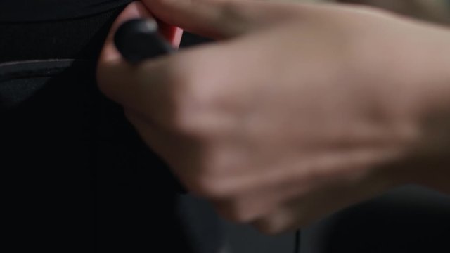 connecting contacts of electrodes, for EMC training