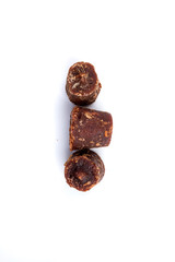 Tiny cute baby piloncillo sugar cones for hispanic cooking