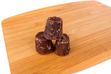 Tiny cute baby piloncillo sugar cones for hispanic cooking