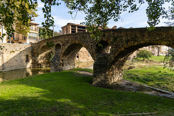 Fototapeta na wymiar Roman bridge of Queralt