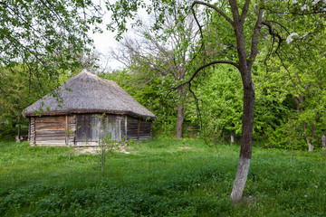 Building in Pirogogo Ethnographic Park, Kiev, Ukraine