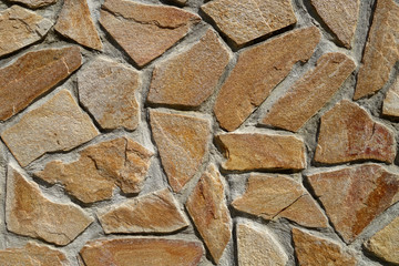 Wall made of old stones.