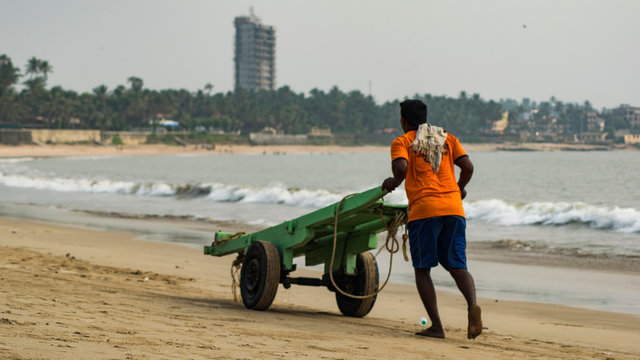a man with small cargo