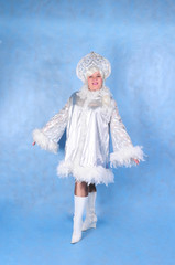 Fashionable snow maiden