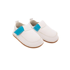 baby shoes on perfect white background
