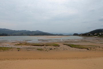 Landscape of beach in Asturias,Spain