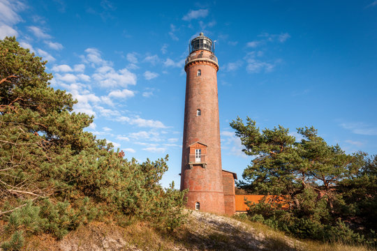 Lighthouse at Darsser Ort, Mecklenburg-Western Pomerania, Germany
