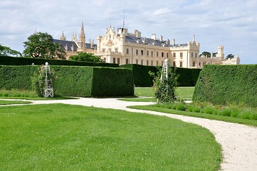 Obraz premium castle Lednice, Slovakia, Europe
