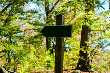 Wegzeichen, Wanderweg, Schild, Wandern, Ziel