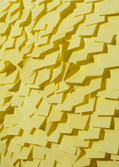 Board with sticky paper notes memo post.