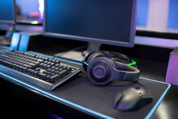 Computers in esports arena