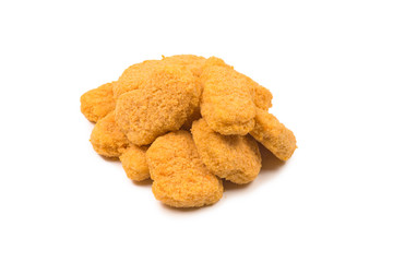 Nuggets isolated on a white background.