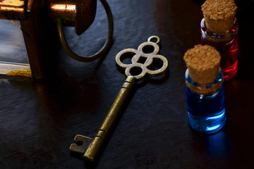 vintage creative key with decor