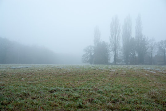 campagne en hiver