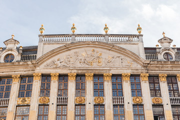 Grand Place, the focal point of Brussels, Belgium. Grand Place square in centre of Brussels