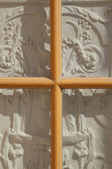 Wooden window detail at Palace of Versailles