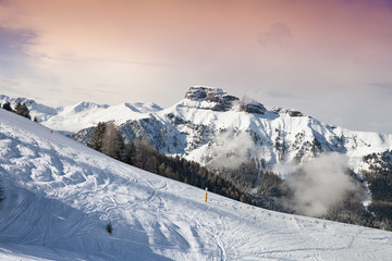 mountain winter landscape