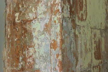 texture of rusty terracota