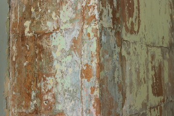 texture of rusty terracota