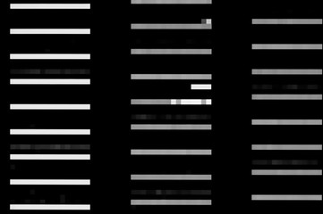 Pixel pattern of a digital glitch