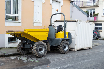 Dumper and container