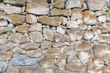 Stone wall, old  stones background