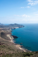 Fototapeta na wymiar view of the coastline in andalusia