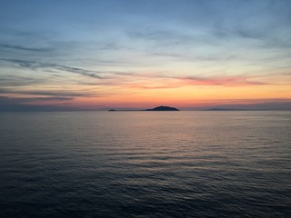 Obraz premium sunset over the sea