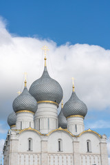 Rostow  Zwiebeltürme von Kreml und Zittatelle, Jaroslawl Region, Russland