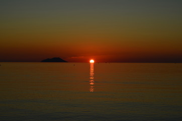 Fototapeta premium sunset at sea