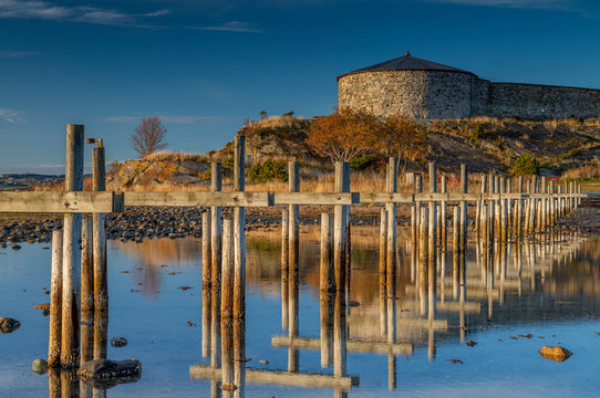 Steinvikholmen, an old monastery outside Trondheim in Norway