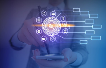 Picture photo system network scheme modern technology smart device
