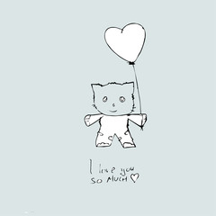 i love you so much concept