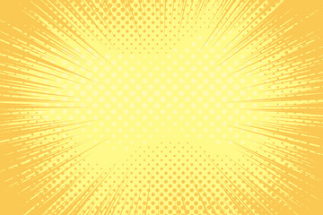 Comic book background. Halftone pattern in retro pop art style