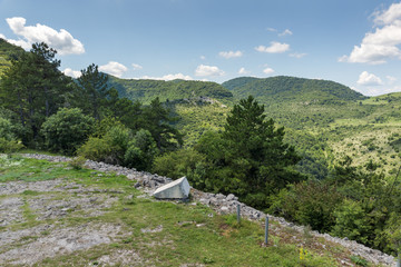 Fototapeta na wymiar Landscape from Okolchitsa peak, Bulgaria