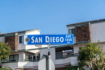 San Diego Avenue street sign
